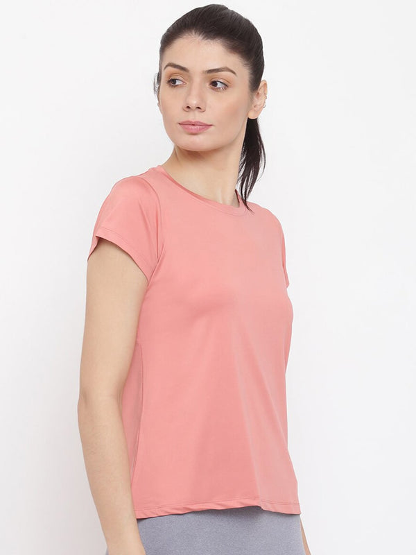 description mkh women pink dri fit running t shirt product details pink tshirt for women solid