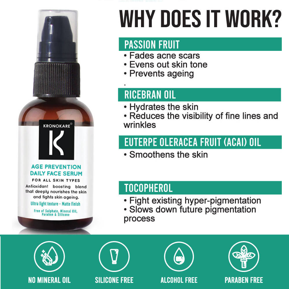 Kronokare Age Prevention Daily Face Serum