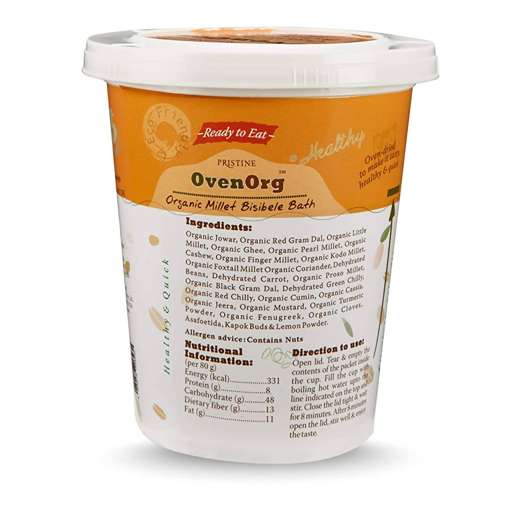 Pristine OvenOrg Organic Millet Bisibele Bath