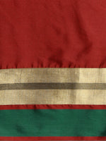 Thumbnail for Saree Mall Red & Green Solid Saree - Distacart
