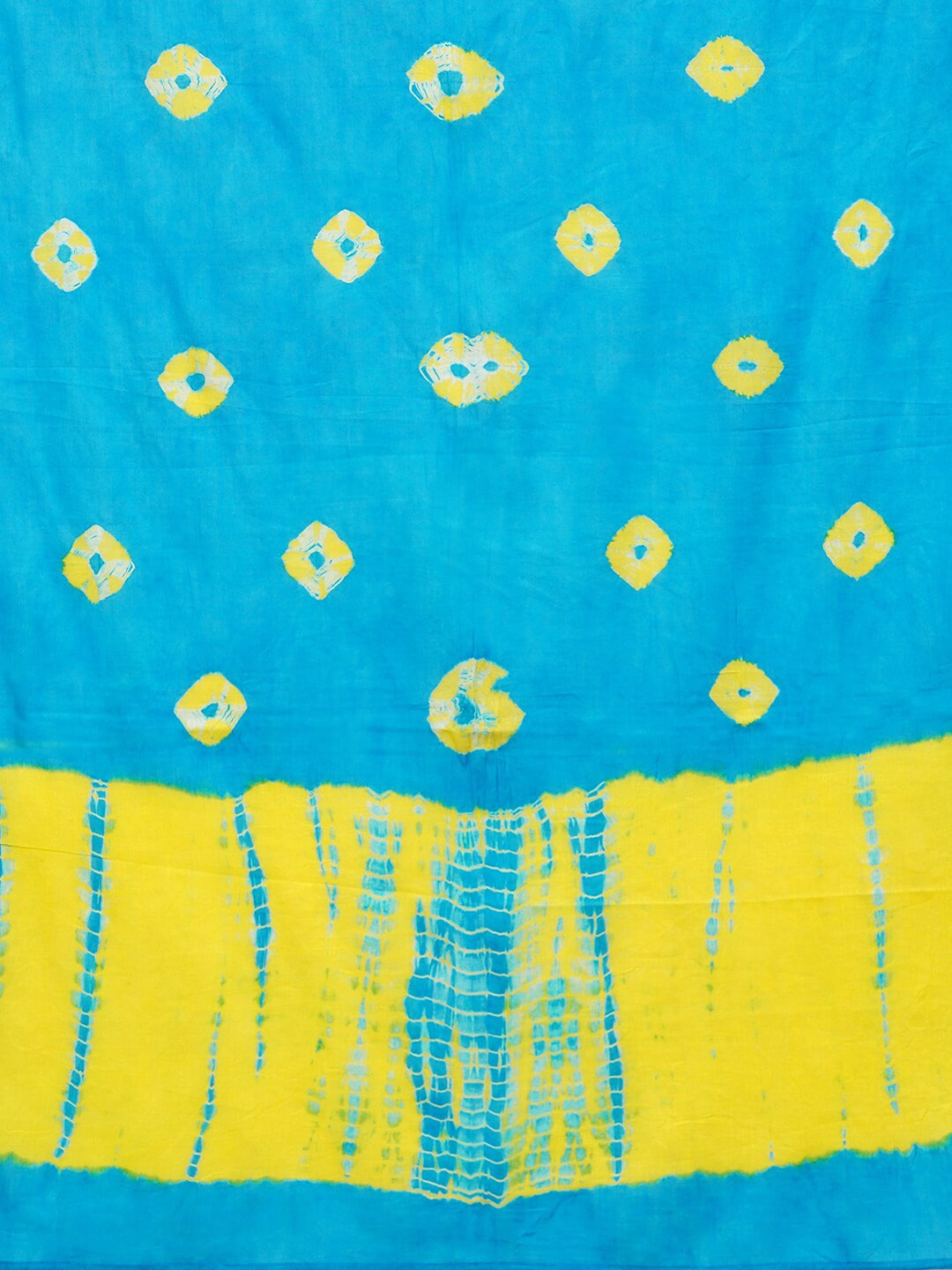 Kalini Tie & Dye Printed Regular Kurta with Trousers & Dupatta - Distacart