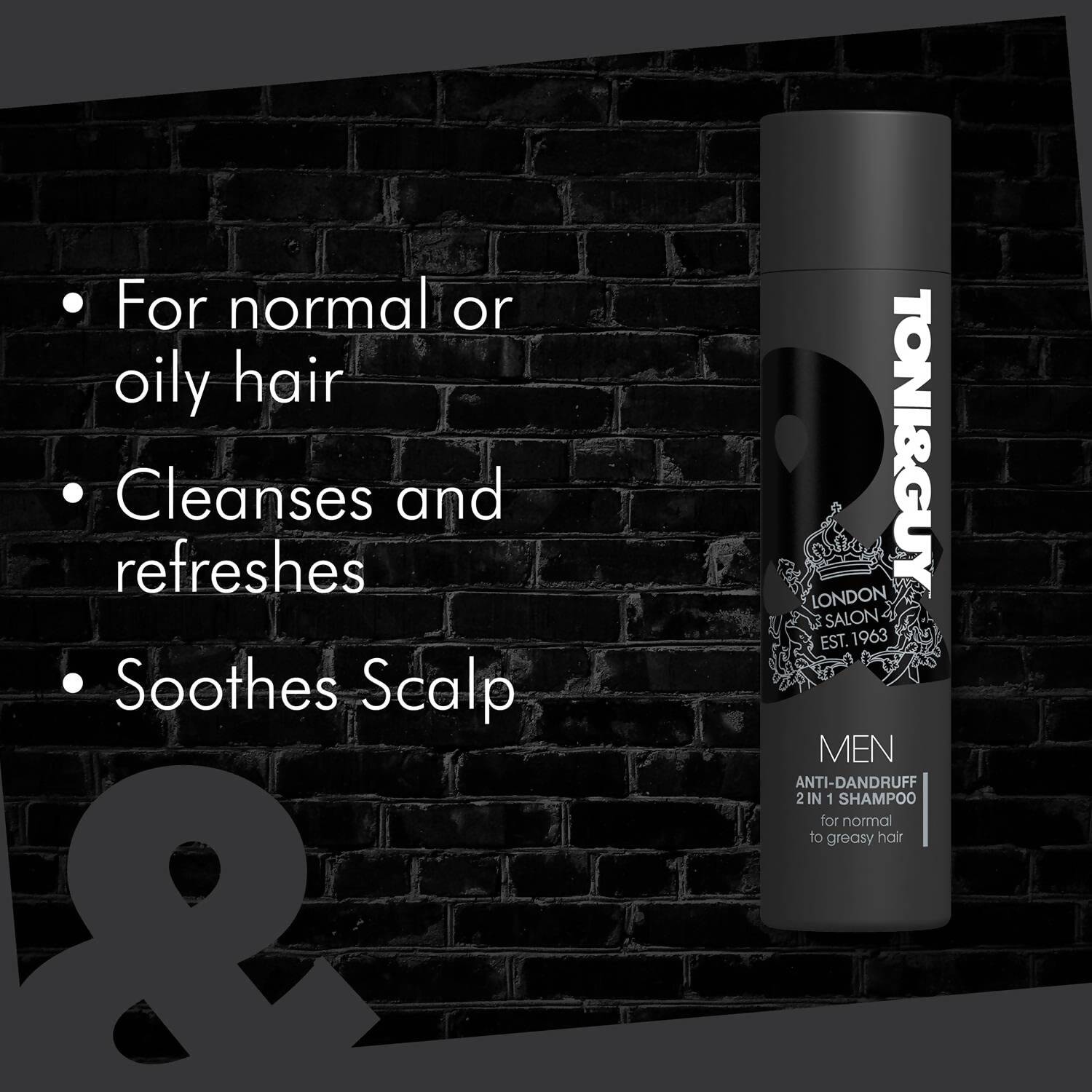 Toni&Guy Men Anti-Dandruff 2-in-1 Shampoo - Distacart