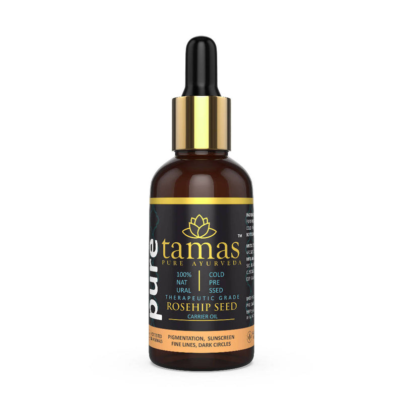 Tamas Pure Ayurveda Rosehip Seed Cold-Pressed Carrier Oil