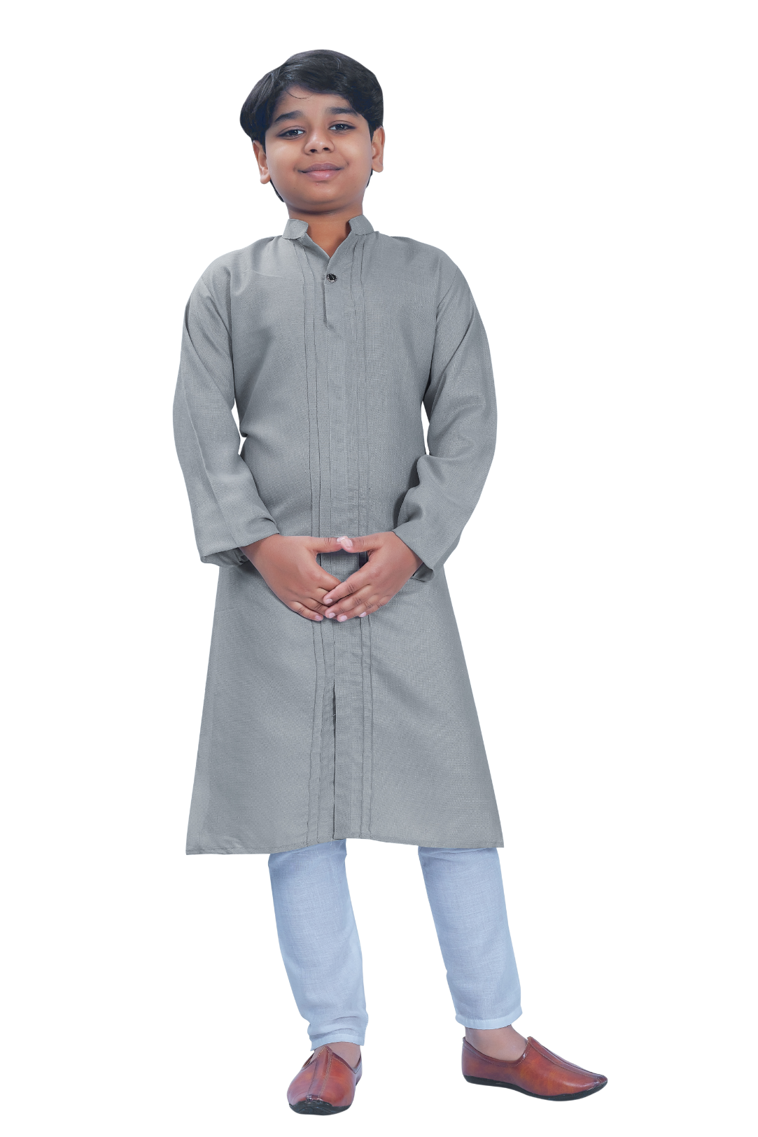 DEIANA'S Casual Designer Kurta Pyjama Set For Boys And kids (Dark Grey) - Distacart