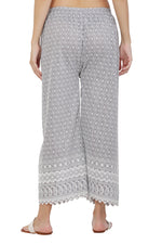 Thumbnail for PAVONINE Grey Color Full Thread Chikankari Cotton Fabric Sharara For Women - Distacart