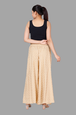 Thumbnail for House of RP Women's Brown Rayon Printed Trousers - Distacart