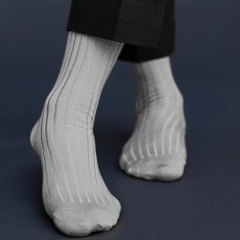 Socksoho Luxury Men Socks Formal Grey Edition