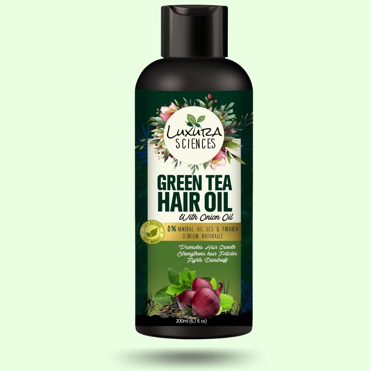 Luxura Sciences Green Tea Hair Oil with Onion Oil - Distacart