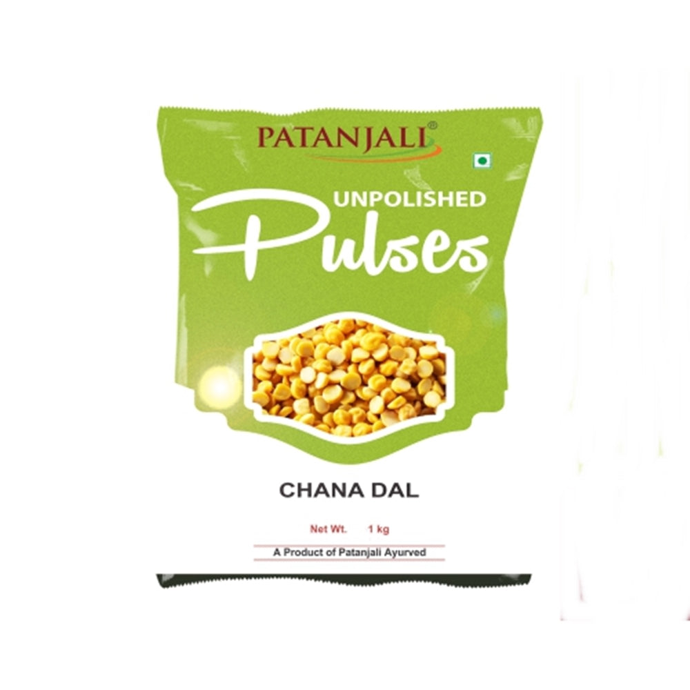 Patanjali Unpolished Chana Dal (1 kg) - Distacart