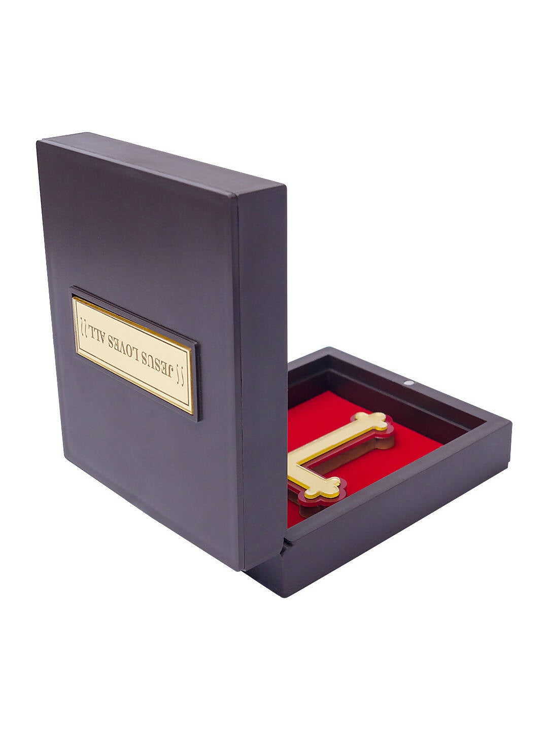Golden Peacock Brown & Red 24 Ct Gold Foil Lord Jesus Christ - Distacart