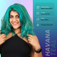 Thumbnail for Anveya Semi Permanent Hair Color - Havana Teal - Distacart