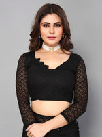 Thumbnail for Kalini Sheer Embellished Brasso Saree - Distacart