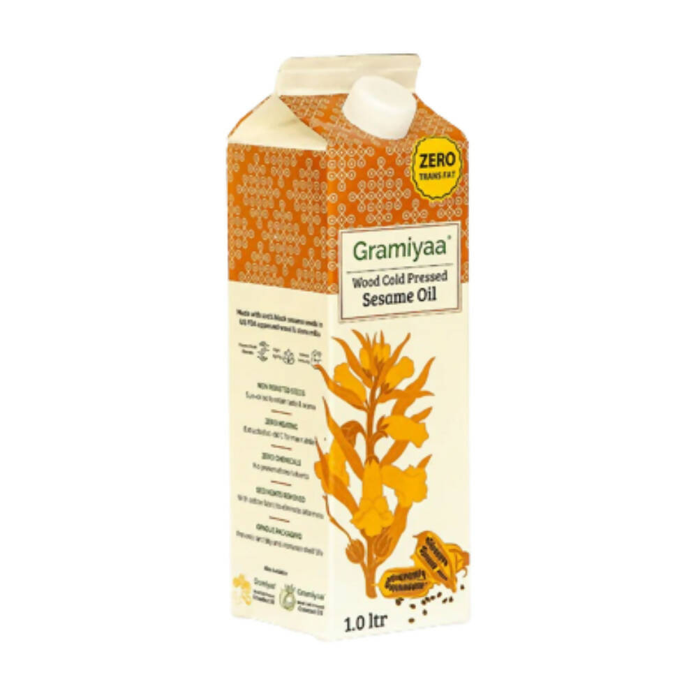 Gramiyaa Wood Cold Pressed Sesame Oil - Distacart