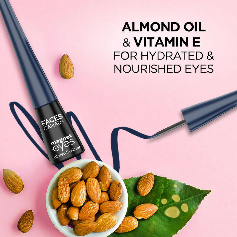 Faces Canada Magneteyes Color Eyeliner - Dazzling Blue - Distacart