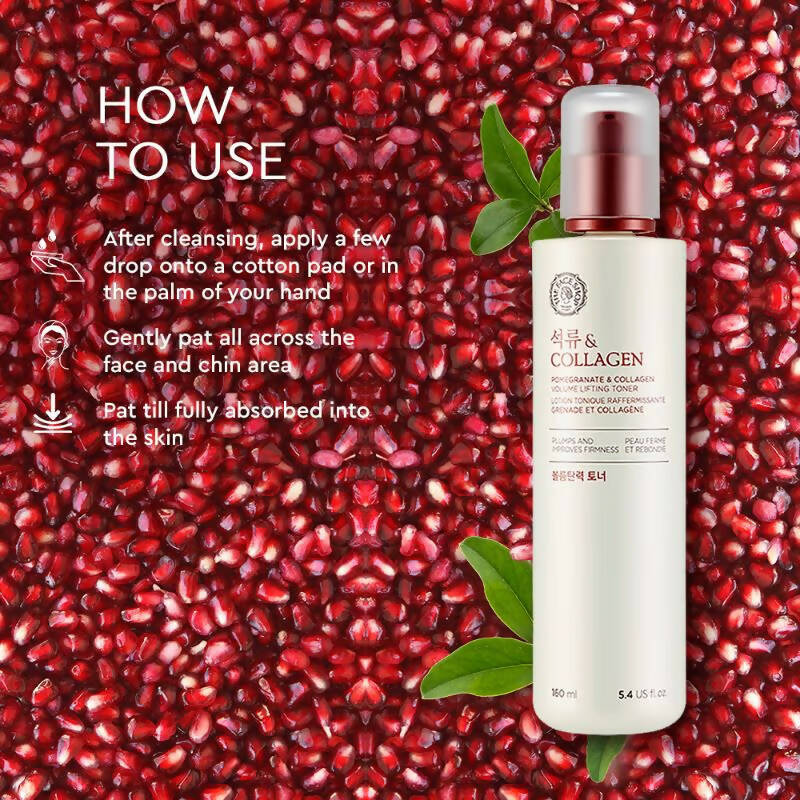 The Face Shop Pomegranate & Collagen Volume Lifting Toner - Distacart