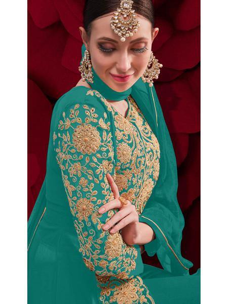 Eman Butt Pret Embroidered Georgette 2 Piece Suit Myra