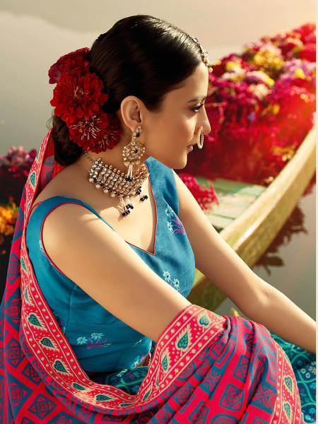 Myra Silk Muslan Printed Lehenga Choli In Multicolor