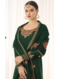 Thumbnail for Myra Green Georgette Embroidered Palazzo Suit online