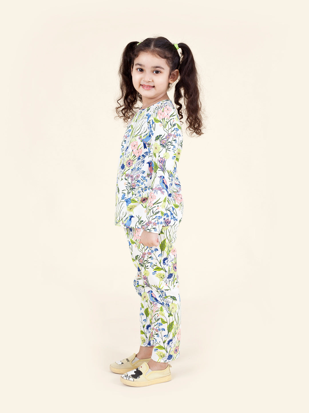 Girls Multicoloured Blue Pack Of 2 Printed Night Suit - Mini Marvels - Distacart