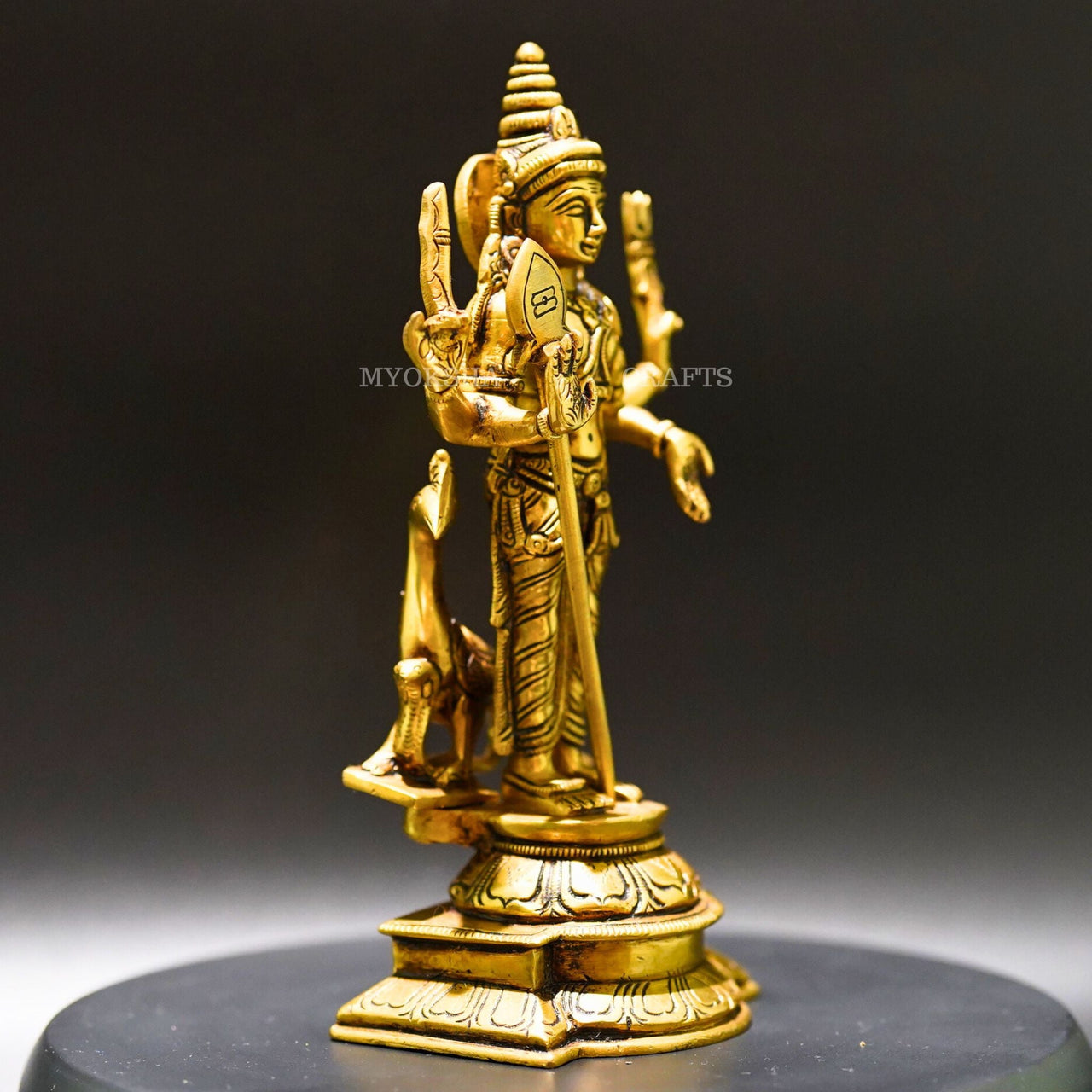 Brass Subramanya Statue - Divine Blessings for Spiritual Seekers - 2
