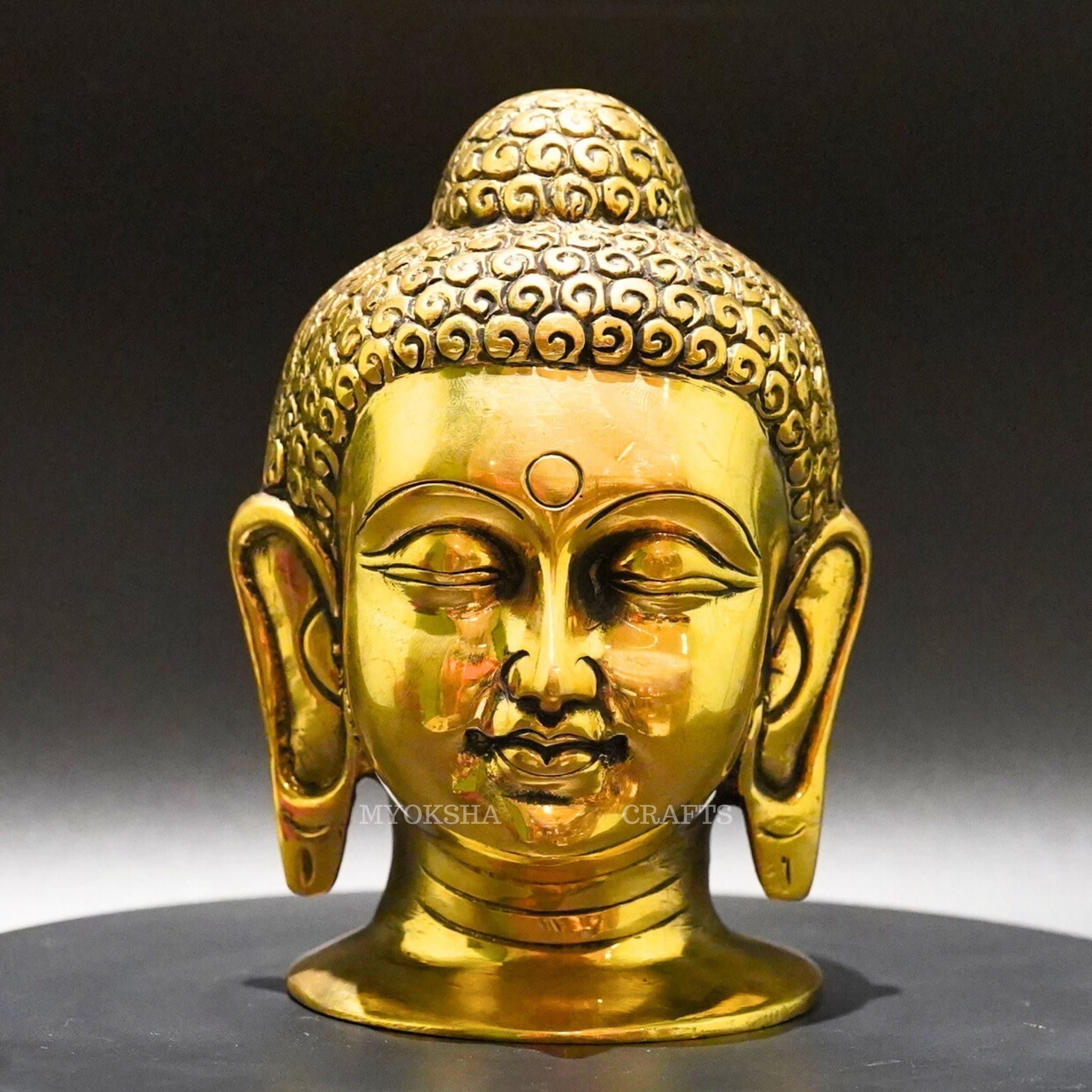 Brass Buddha Idol  - 1