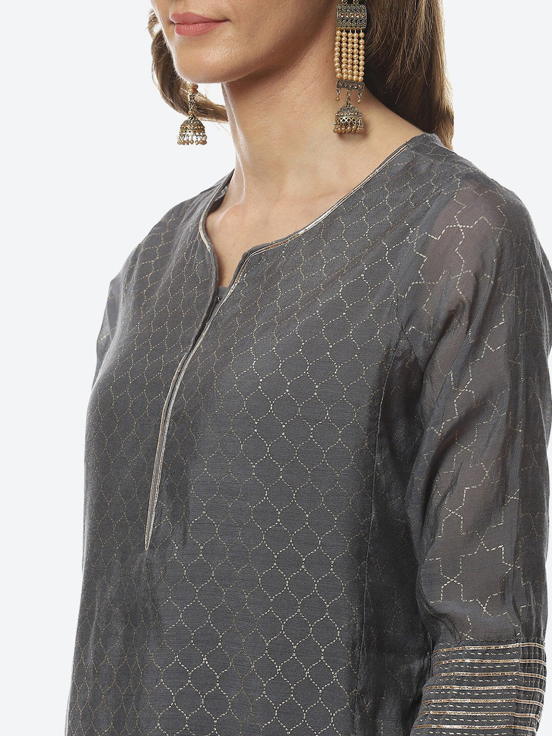 Biba Women Printed Kurta with Salwar - Distacart