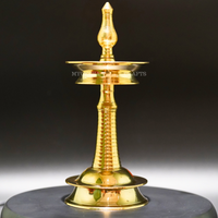 Thumbnail for Brass Kerala Deepa - Traditional Illumination for Homes - 1