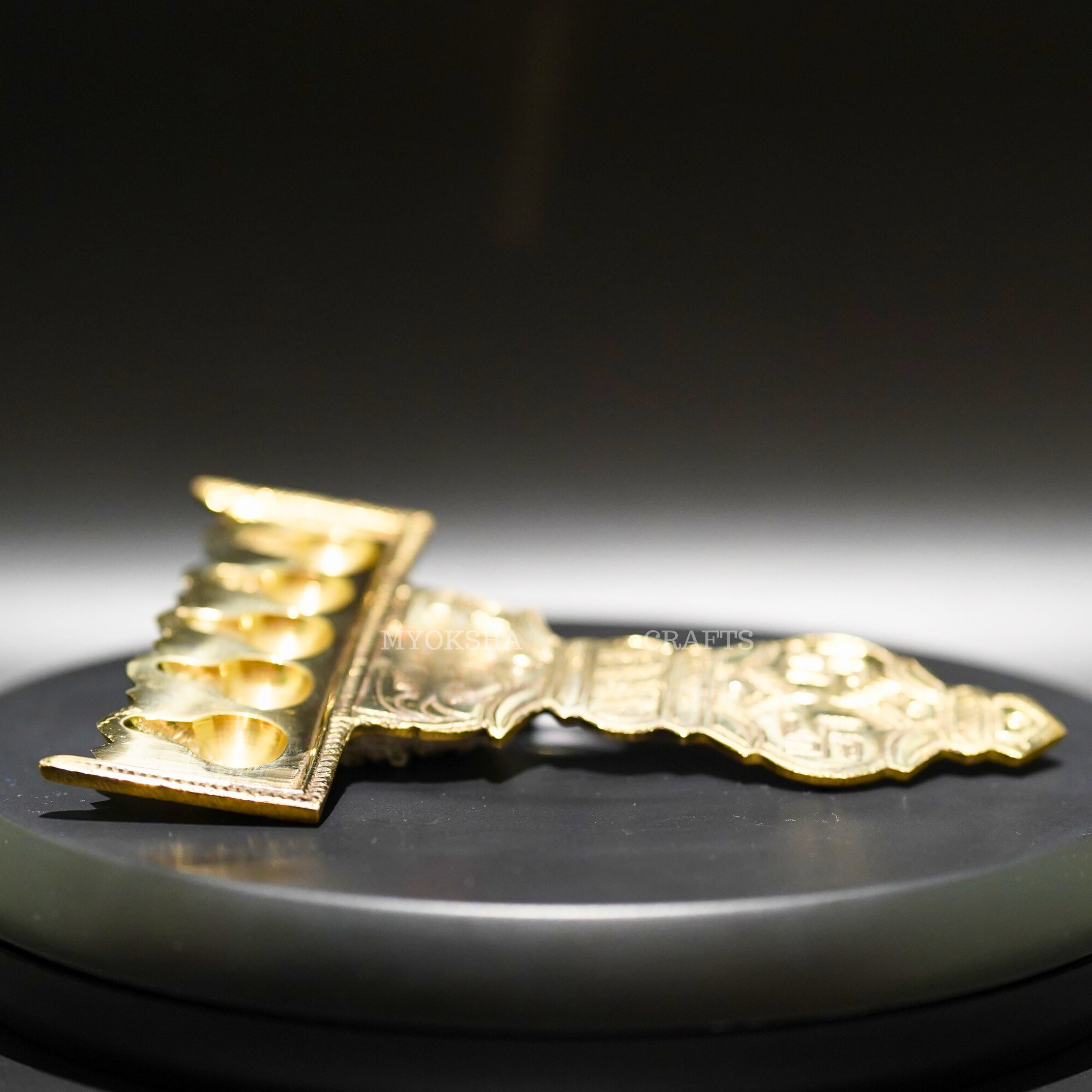 Brass Panch Arti Set - A Divine Touch for Homes - 2