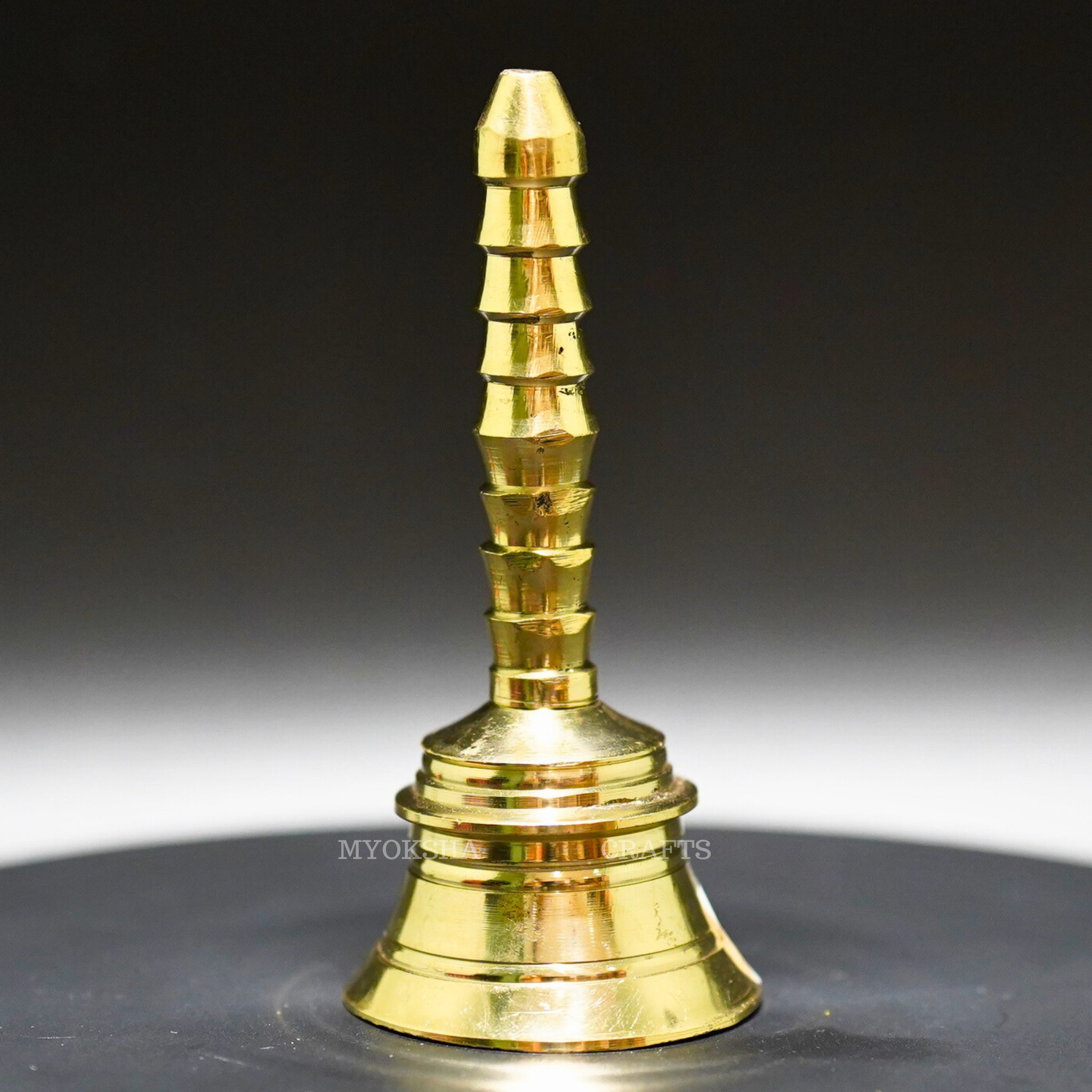 Brass Pooja Bell - Spiritual Harmony for Homes - 1