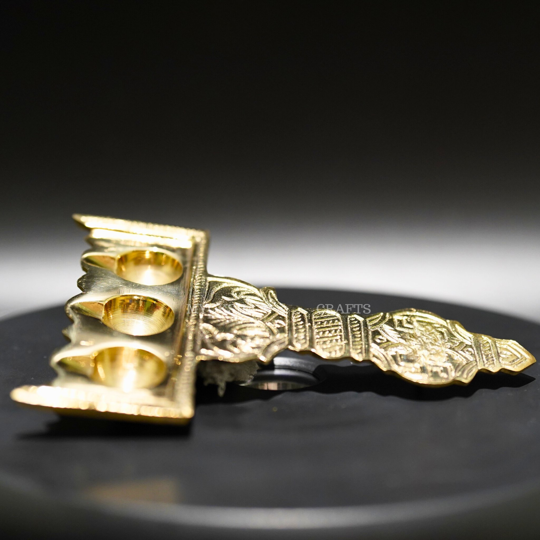 Brass Trikal Arti - Timeless Devotion for Homes - 1