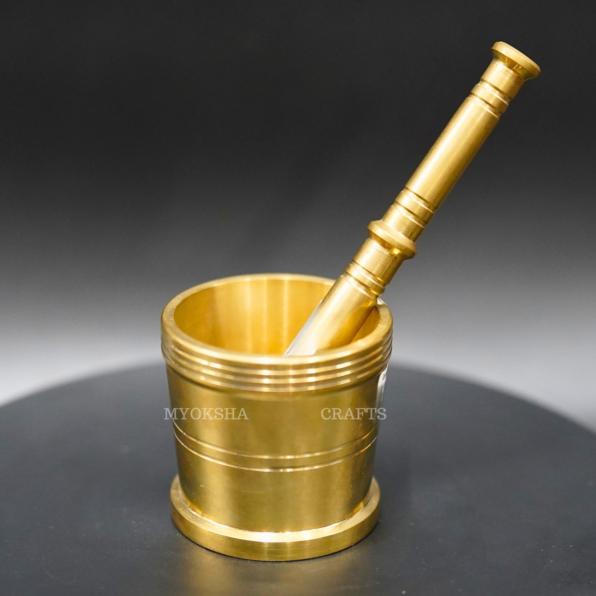 Brass Mortar and Pestle - Embrace the Art of Traditional Grinding - 1