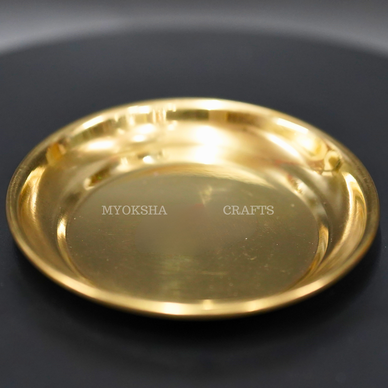 Brass Pooja Plate: Embrace Divine Rituals with Elegance - 1