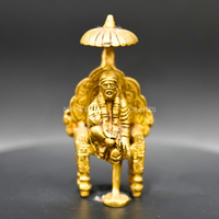Thumbnail for Brass Simhasan Sai Baba: A Divine Treasure for Your Homes - 1
