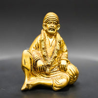 Thumbnail for Sitting Brass Sai Baba: A Timeless Symbol of Serenity for Your Home - 1
