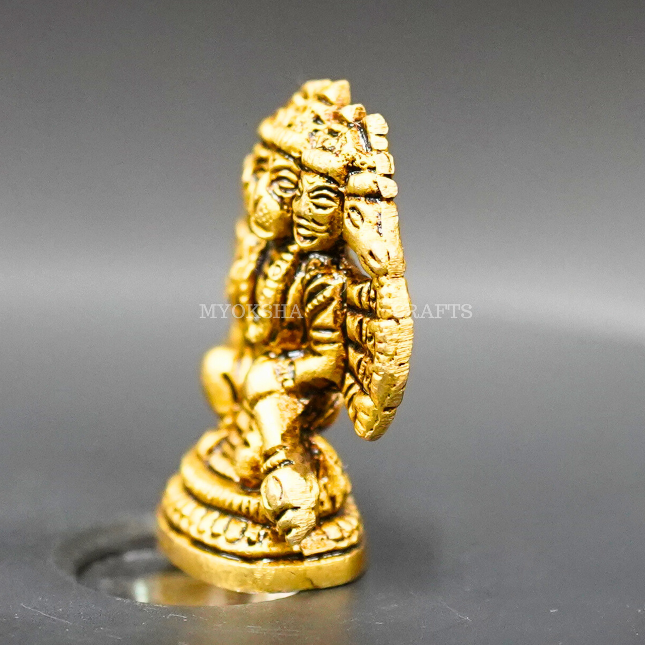 Panchamuki Hanuman: Majestic Sitting Sculpture for Your Homes - 4