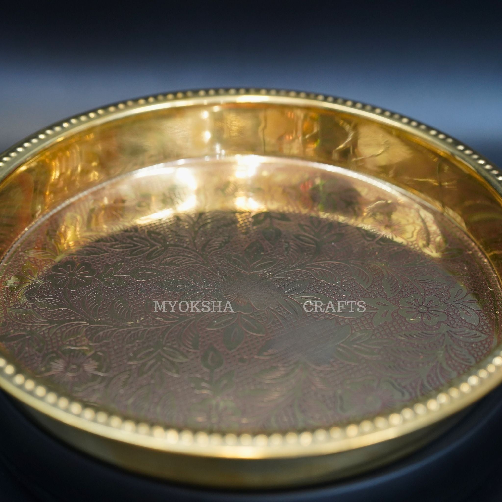 Jaipur Brass Thali - 1