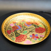 Thumbnail for Brass Peacock Design Plate - 1