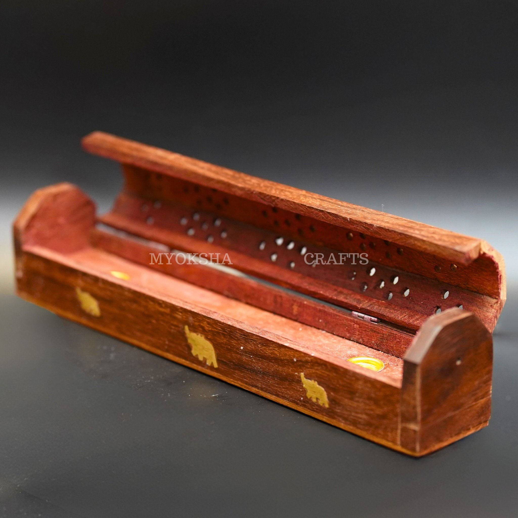 Wood Agarbatti Holder - 1