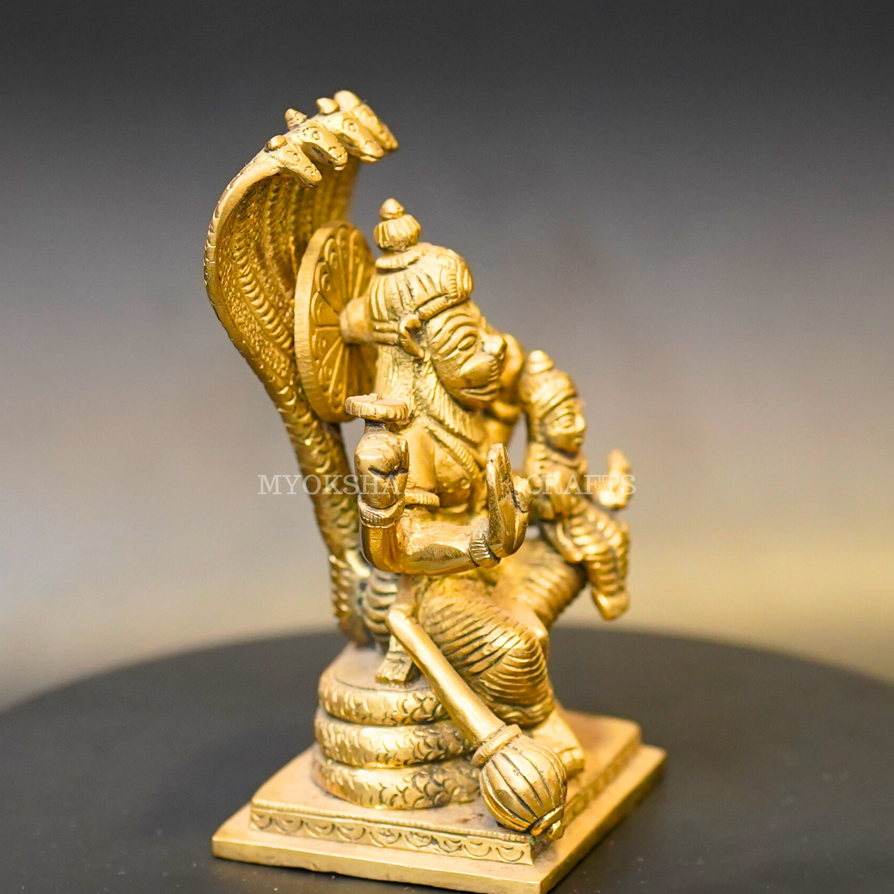 Brass Lakshmi Narasimha Swamy Idol - 2