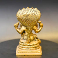 Thumbnail for Brass Lakshmi Narasimha Swamy Idol - 3