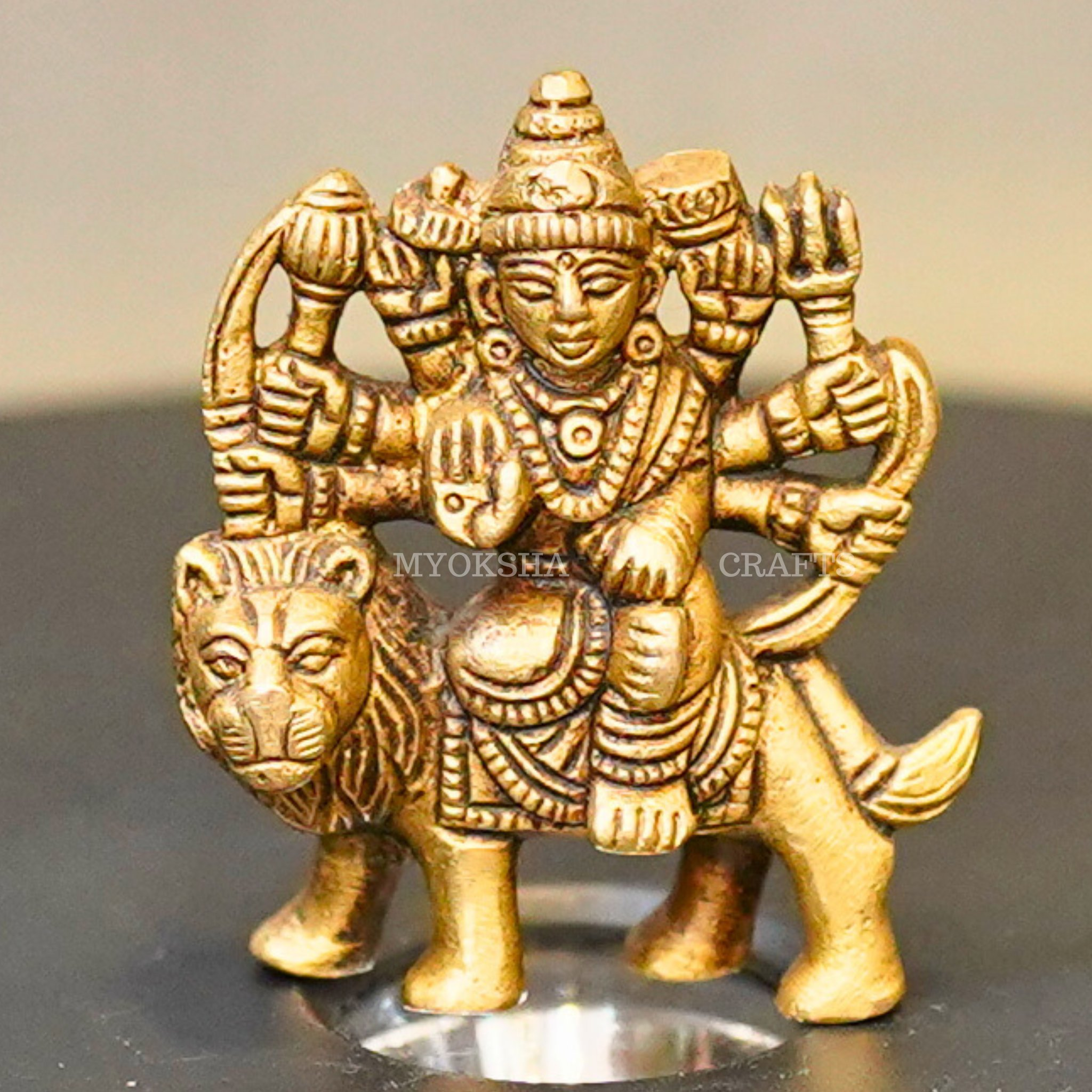 Brass Vaishnavi Devi Idol - 1