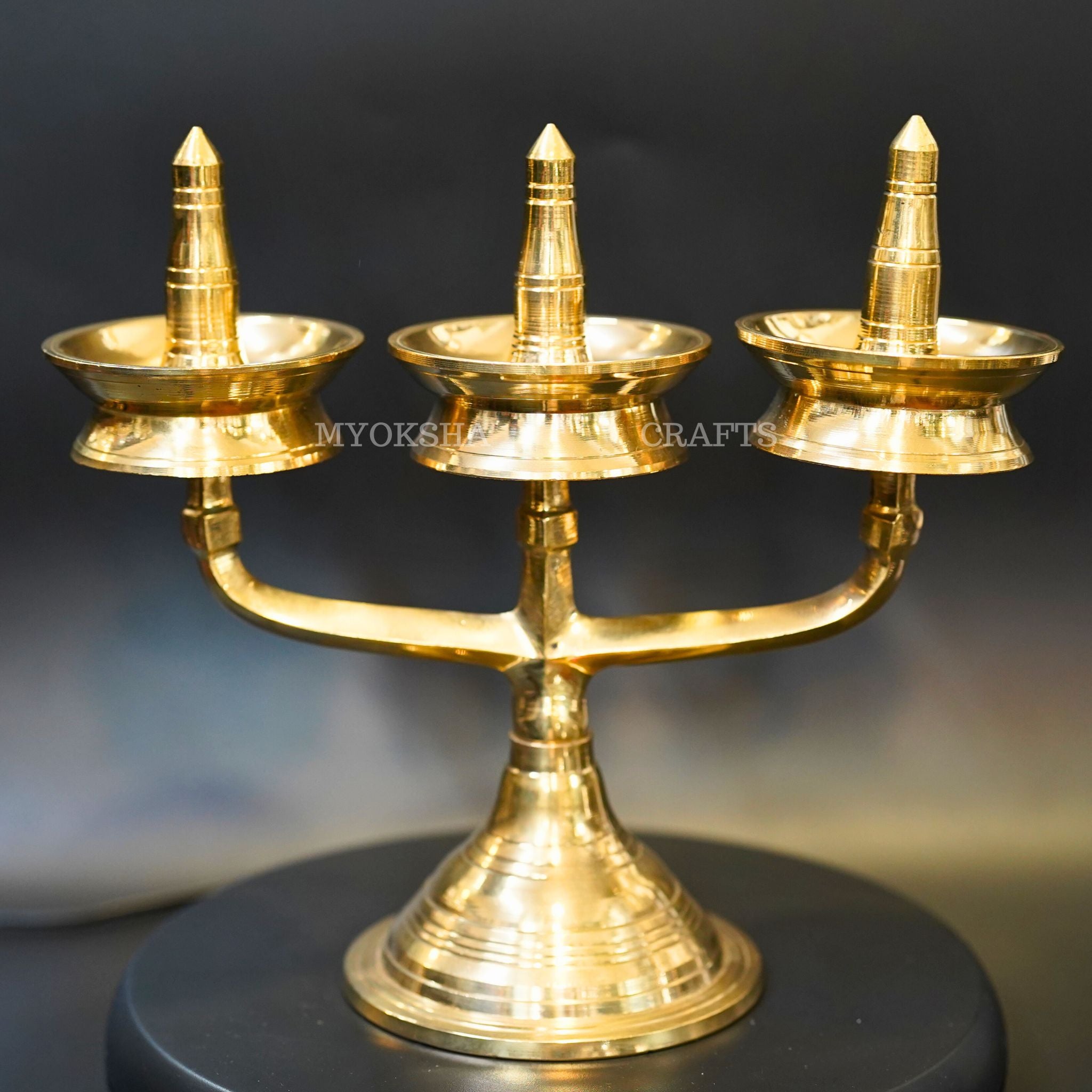 Brass Thrikal Diya - 1