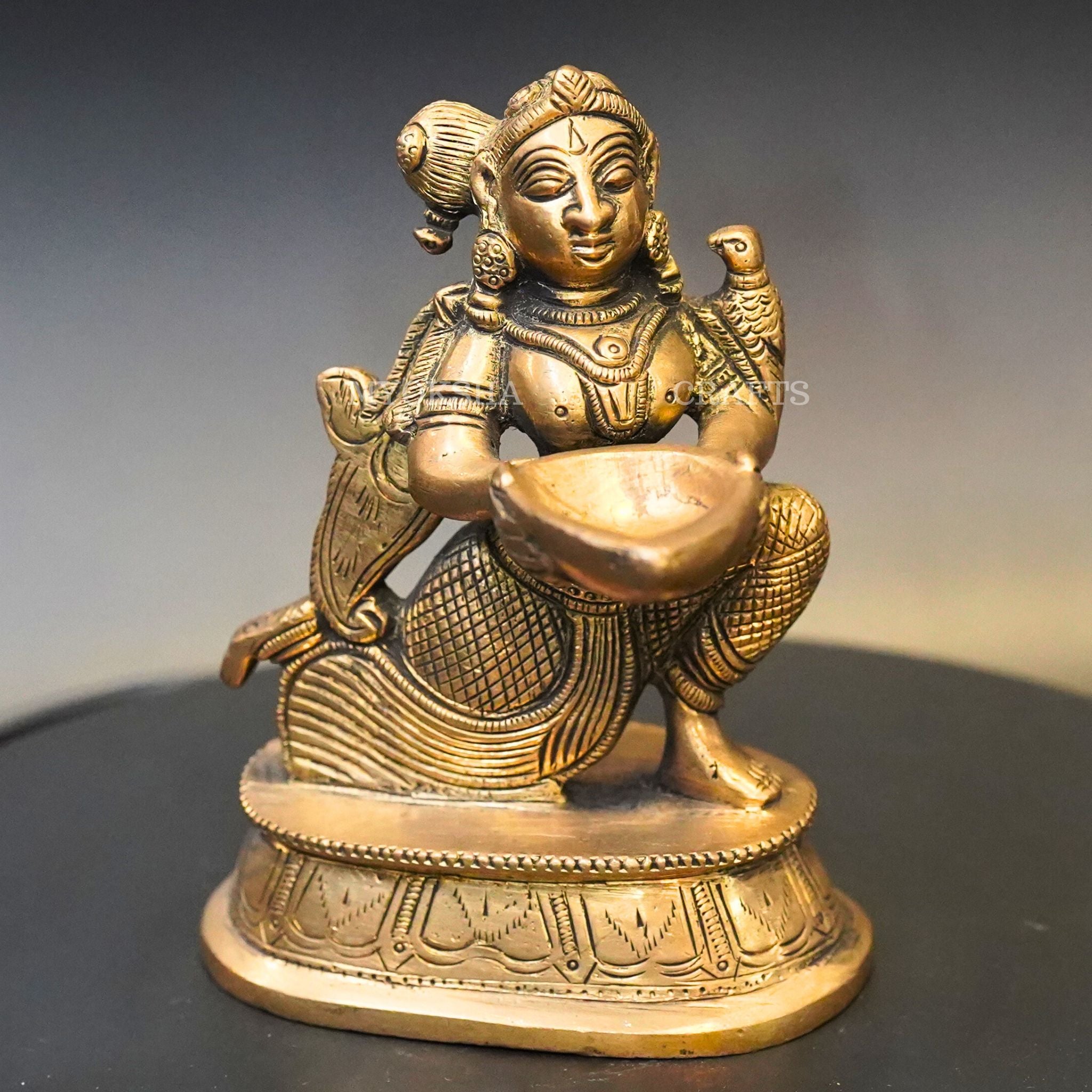 Brass Malli Diya - 1