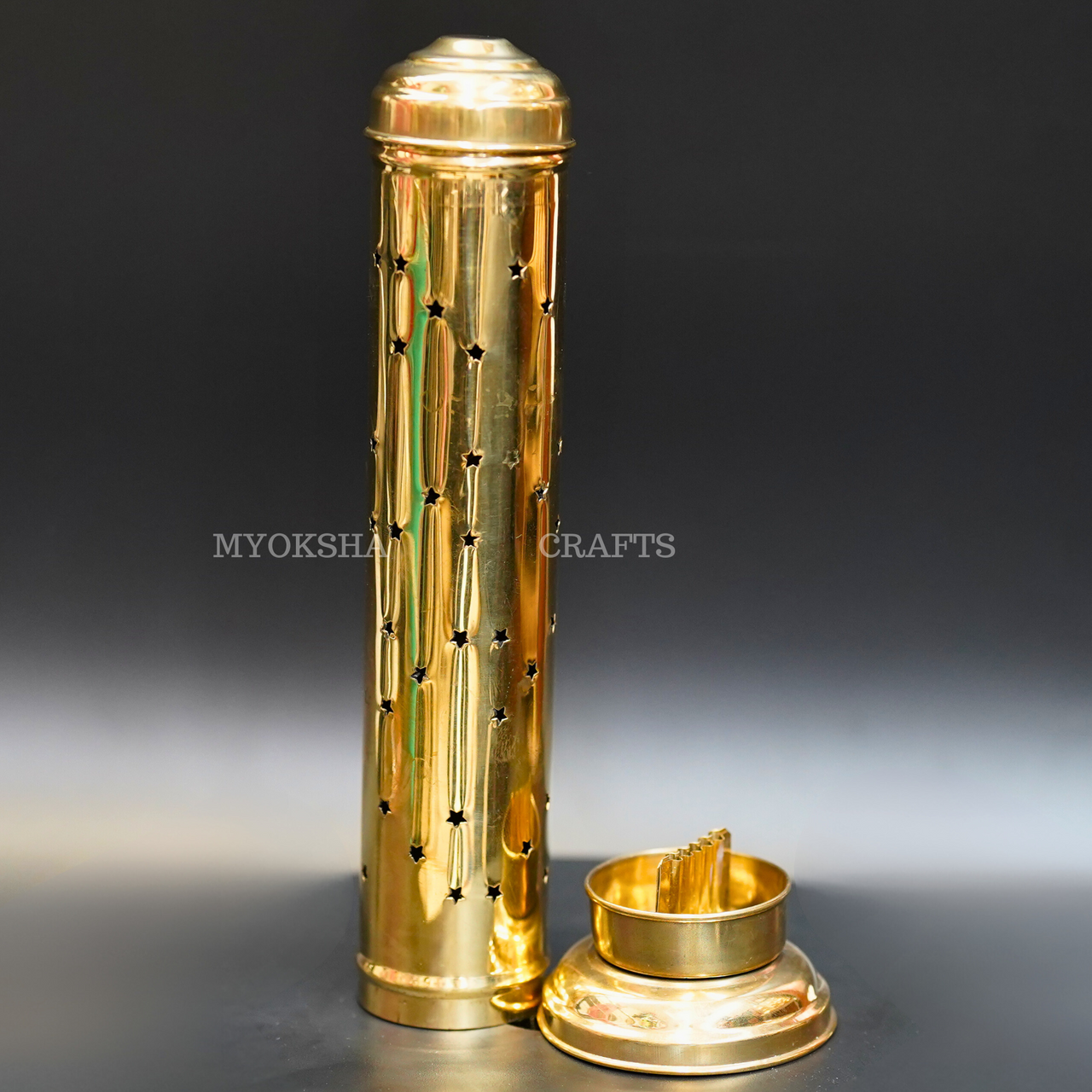 Brass Agarbatti Holder - 2