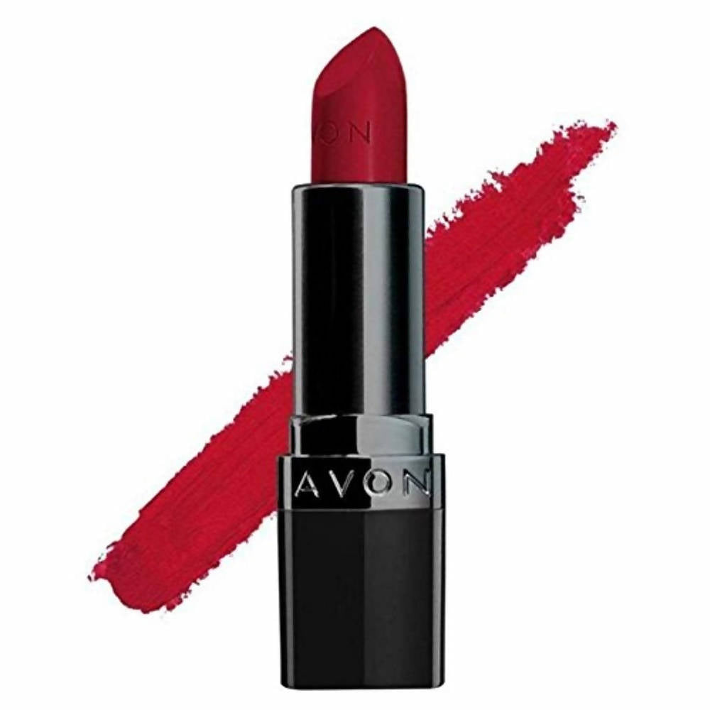 Avon True Color Perfectly Matte Lipstick - Red Supreme - Distacart