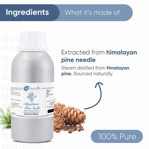 Naturalis Essence Himalayan Pine Needle Essential Oil Ingredients 