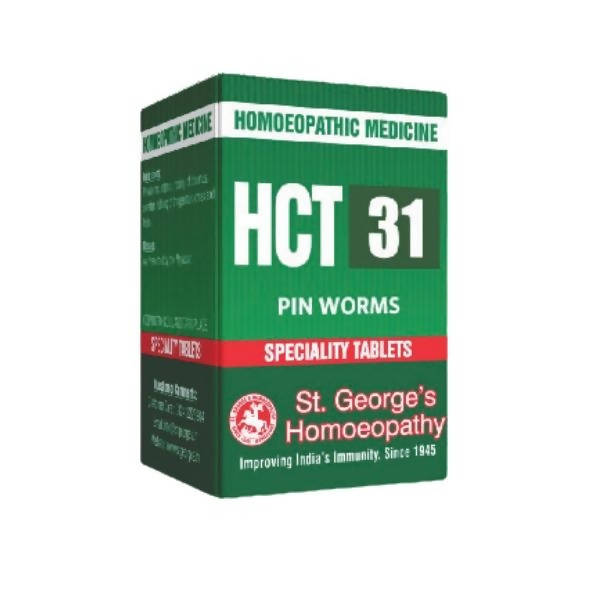 St. George&#39;s Homeopathy HCT 31 Tablets