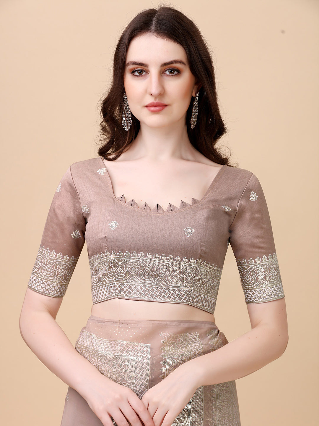 Kalini Ethnic Motifs Zari Jute Silk Saree - Distacart