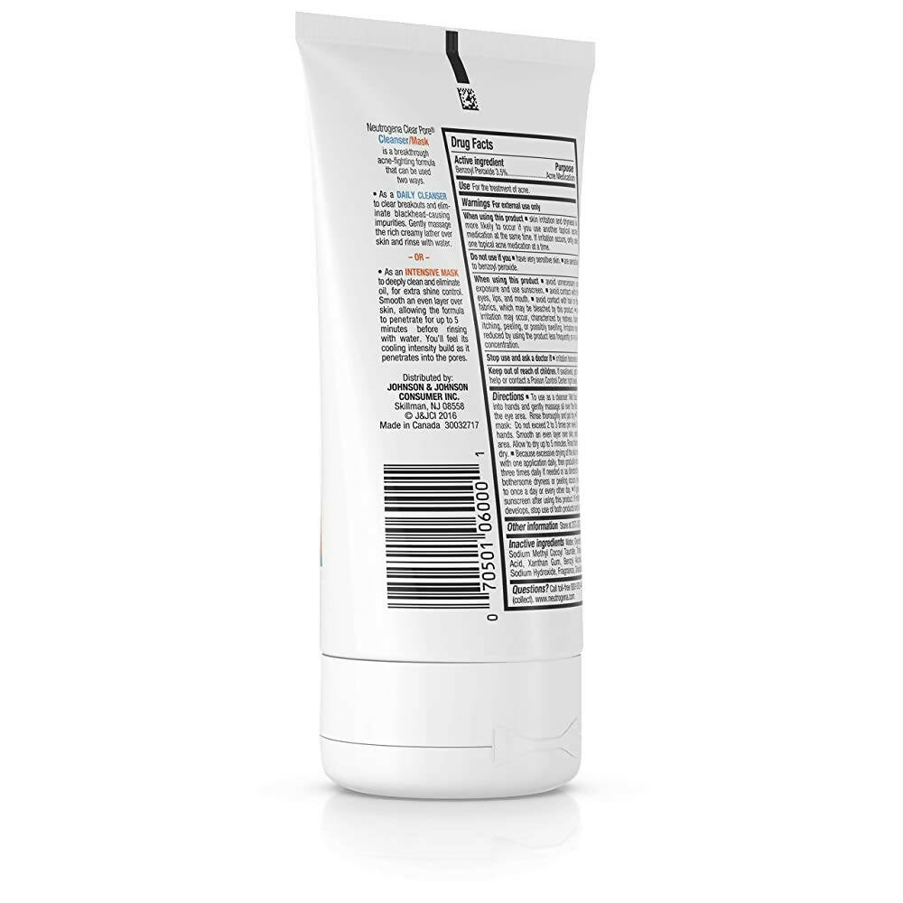 Neutrogena Clear Pore Cleanser Mask - Distacart