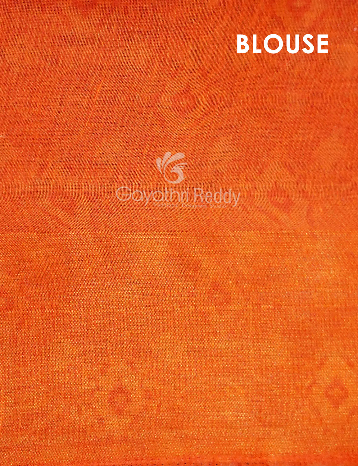 Shades of Cream And Orange Colour Blouse Patola Design Semi Chanderi Saree By Gayathri Reddy Designer Studio - Distacart